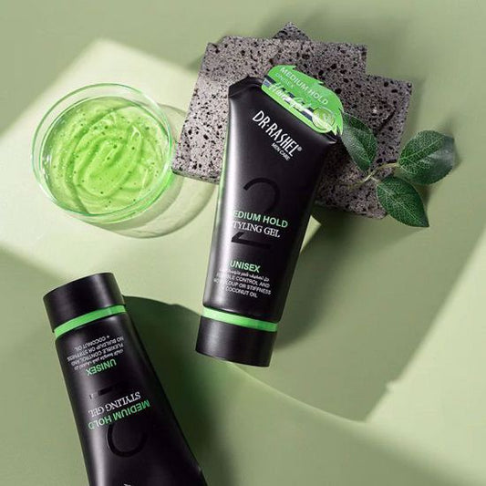 Dr. Rashel Medium Hold Styling Gel – Unisex Natural Control & Smooth Definition