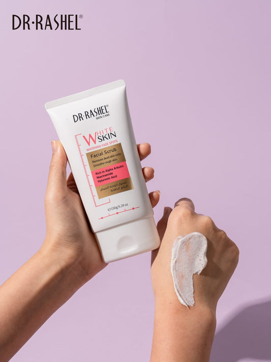 Dr.Rashel Facial Scrub Removes Dead skin Cells Smooths Rough Skin