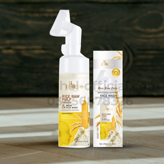 CHIRS'S Cleaning & Moisturizing Rice Raw Pulp Face Wash - 150ml