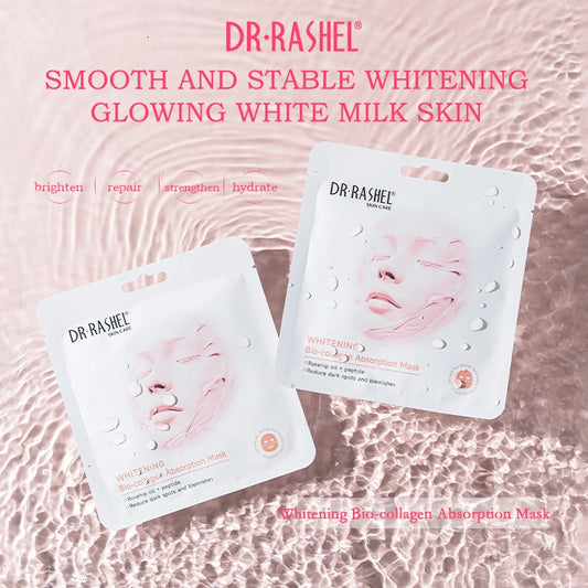 Dr. Rashel Whitening Bio-Collagen Absorption Mask – Brightening & Moisturizing Face Mask