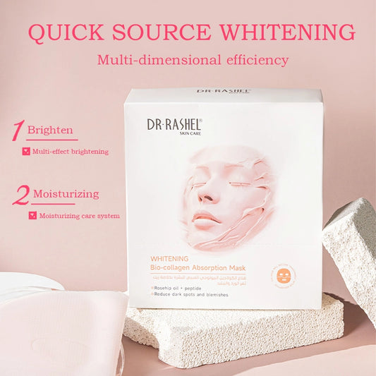 Dr. Rashel Whitening Bio-Collagen Absorption Mask – Brightening & Moisturizing Face Mask