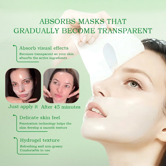 DR.RASHEL Skin Care Repairing Bio-Collagen Absorption Mask with Ceramide + Peptide | Deep Hydration & Skin Barrier Repair Sheet Mask (Pack Of 12)