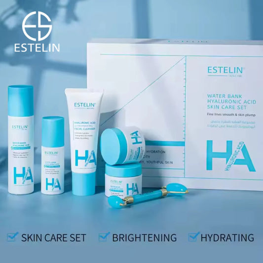 Estelin Water Bank Hyaluronic Acid Skin Care Set - 6 Pieces