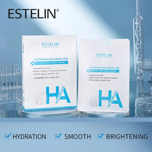 Estelin Water Bank Hyaluronic Acid Hydrating Sheet Mask 25g