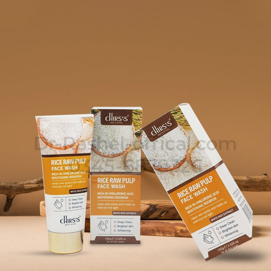 CHIRS'S Rice Raw Pulp Whitening & Nourishing Face Wash