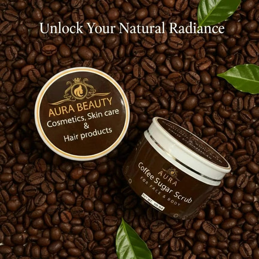 Aura Beauty Coffee Sugar Scrub