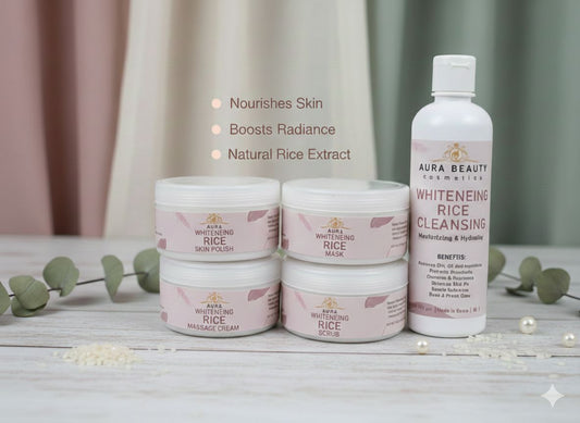 Aura Beauty Whitening Rice Facial Kit