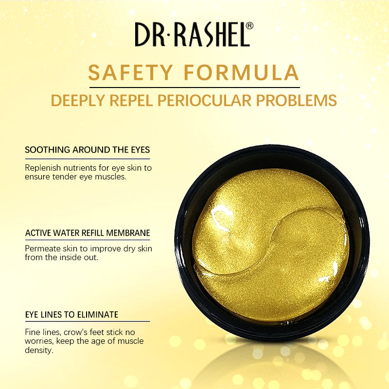 Dr.Rashel Hydrogel 24K Gold Eye Mask - 60pcs - Dr-Rashel-Official