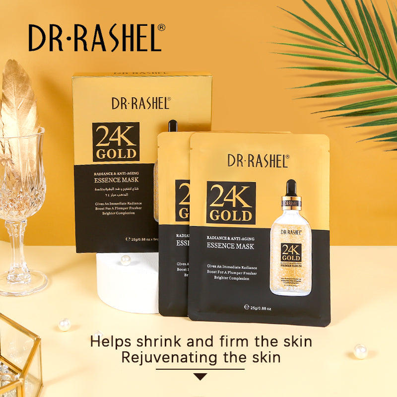 Dr.Rashel 24K Gold Radiance & Anti-Aging Essence Mask - Dr-Rashel-Official