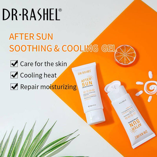 DR RASHEL After Sun Soothing and Cooling Gel Enriched with Aloe Vera and Vitamin E 60g - Dr-Rashel-Official