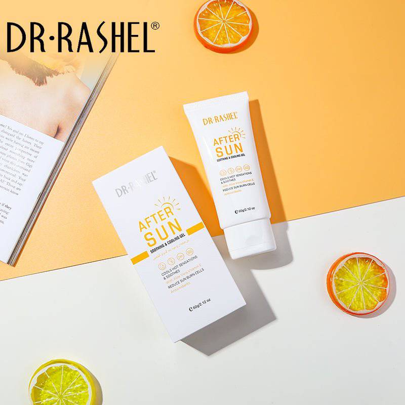 DR RASHEL After Sun Soothing and Cooling Gel Enriched with Aloe Vera and Vitamin E 60g - Dr-Rashel-Official