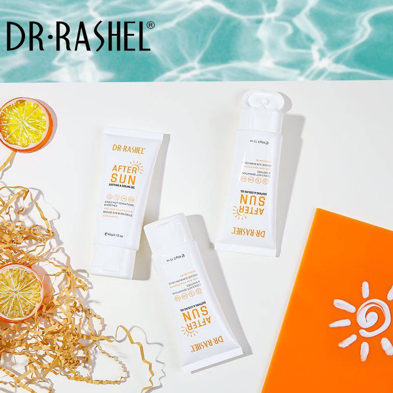 DR RASHEL After Sun Soothing and Cooling Gel Enriched with Aloe Vera and Vitamin E 60g - Dr-Rashel-Official