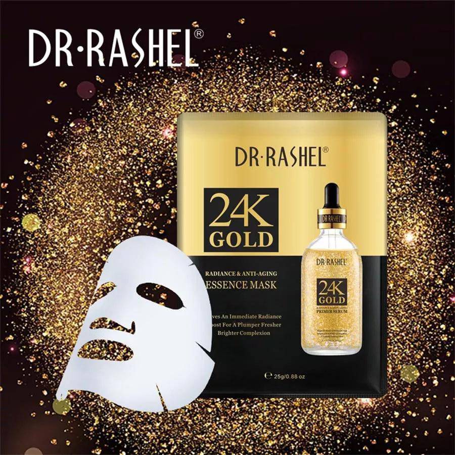 Dr.Rashel 24K Gold Radiance & Anti-Aging Essence Mask - Dr-Rashel-Official