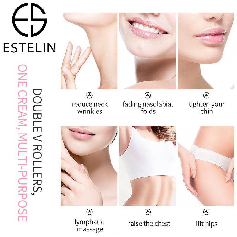 ESTELIN Anti-Wrinkle V-shaped Roller Massage Neck Cream - Dr-Rashel-Official