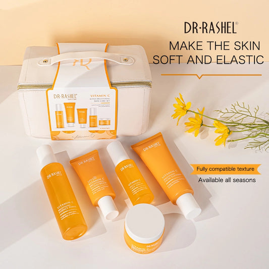 DR.RASHEL Vitamin C Skincare Set – Brightening & Hydrating Skin Care Collection