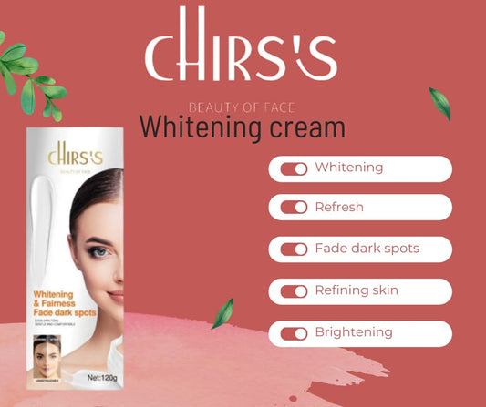 CHIRS'S Whitening & Fairness Fade Dark Spots Cream - 120g