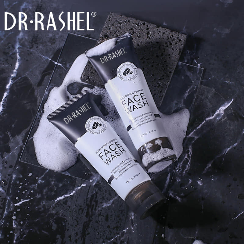 Dr.Rashel Black Charcoal Purifying Face Wash - 100g – Dr-Rashel-Official
