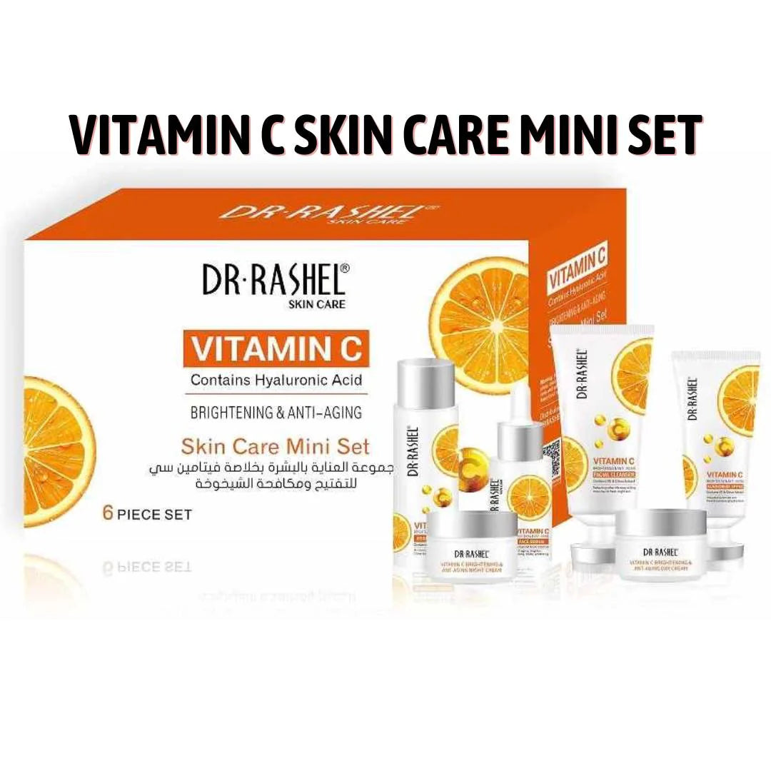Dr Rashel Vitamin C Skin Care Mini Set Pack of 6 – Dr-Rashel-Official