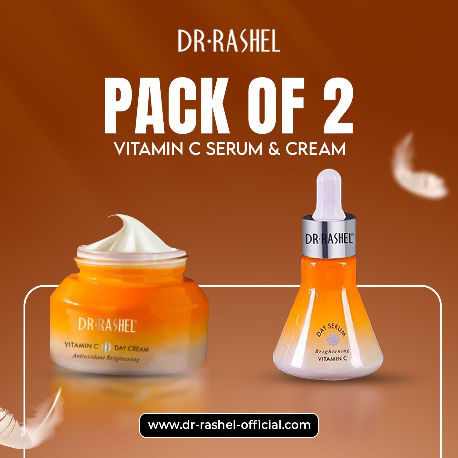 Dr.Rashel Vitamin C Day Cream & Serum Pack OF 2 – Dr-Rashel-Official