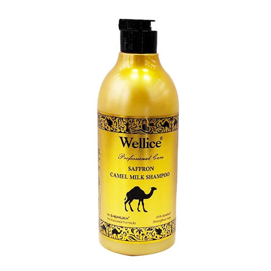 Wellice Professional Care Nourishing Camel Milk Shampoo - 520gms - Saffron