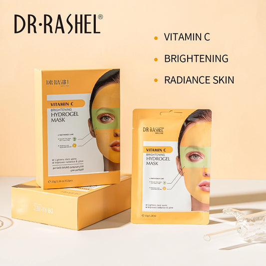 DR.RASHEL Vitamin C Brightening Hydrogel Mask – Radiance, Spot Care & Antioxidant Support