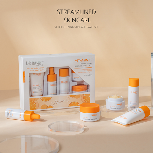 DR.RASHEL Vitamin C Brightening Skincare Travel Set (5-Piece Set)