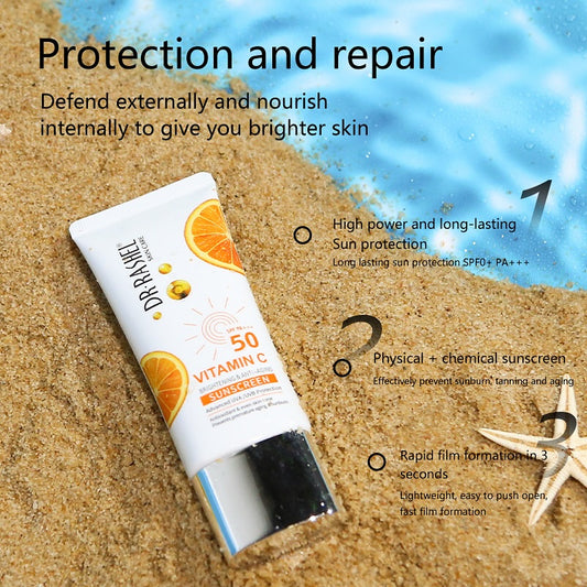 Dr Rashel Vitamin C Brightening & Anti Aging Suncream SPF50 - 50g