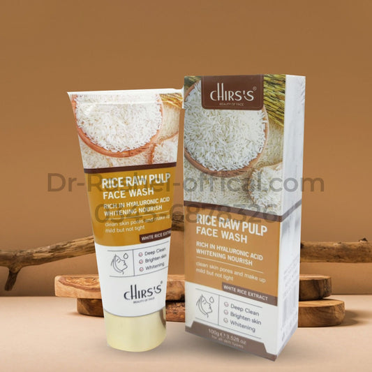 CHIRS'S Rice Raw Pulp Whitening & Nourishing Face Wash