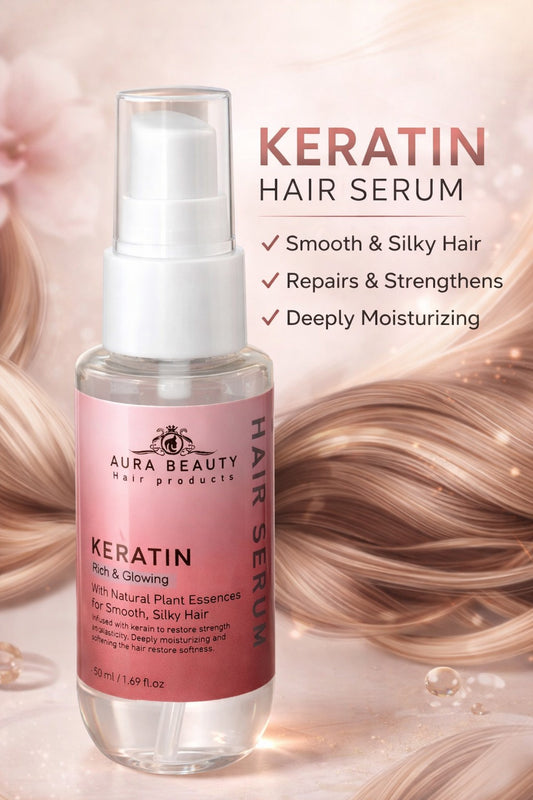Aura Beauty Keratin Hair Serum