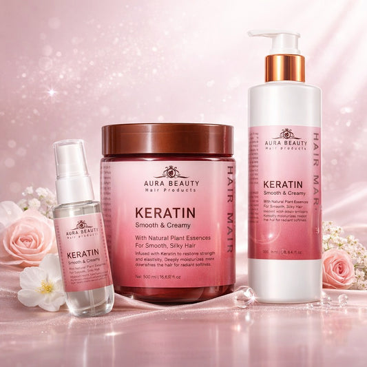 Aura Beauty Keratin Hair Care Kit