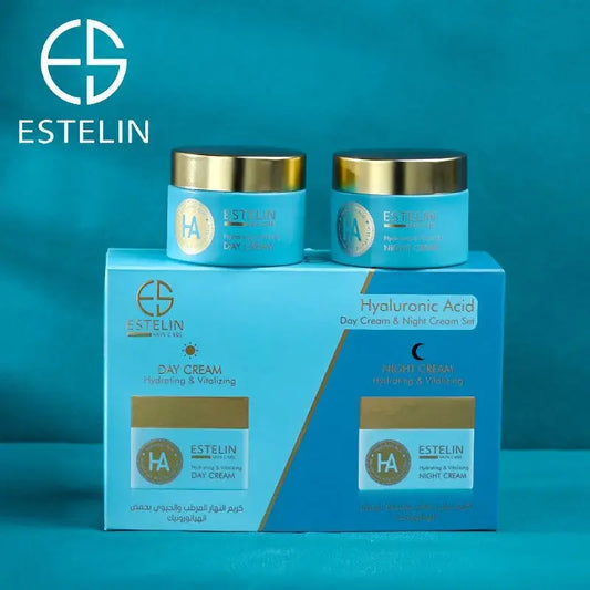 Estelin Hyaluronic Acid Day & Night Cream Pack Of 2 - Dr-Rashel-Official