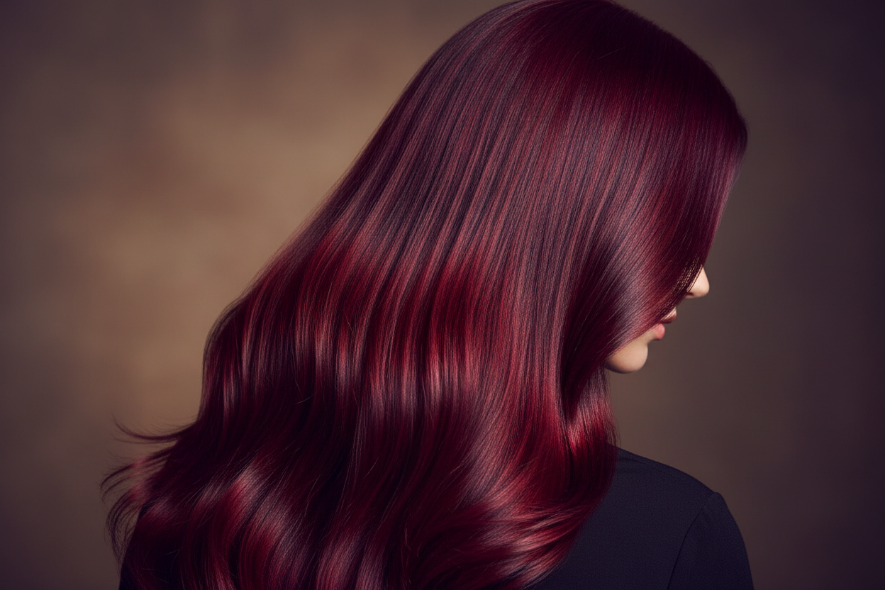 Wine Red hair