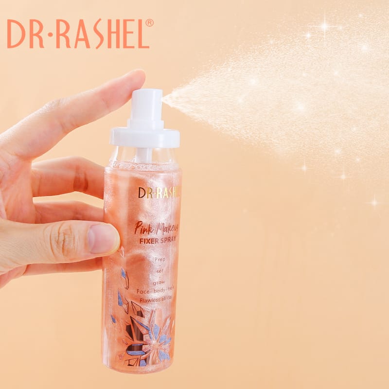 Dr.Rashel Lightweight & Moisturizing Pink Makeup Fixer Spray - Dr-Rashel-Official