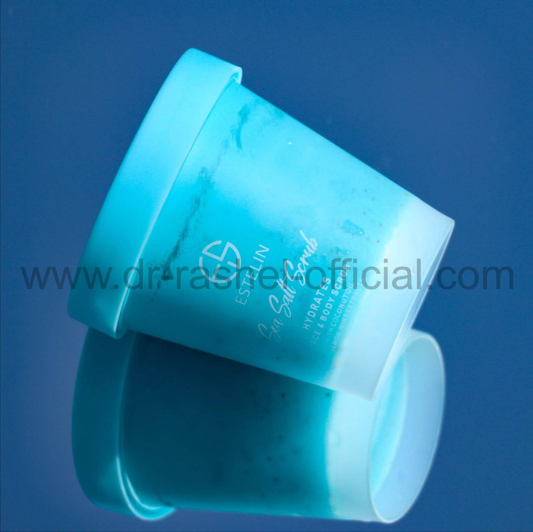 Estelin Sea Salt Scrub Hydrates Face & Body Scrub by Dr.Rashel - 280g - Dr.Rashel - Face & Body Scrub - Dr-Rashel-Official