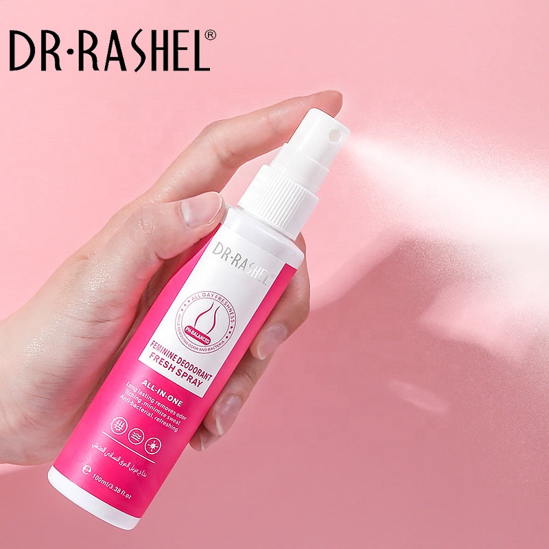 Dr. Rashel PH-Balanced Feminine Deodorant Fresh Spray All-In-One - 100ml - Dr-Rashel-Official