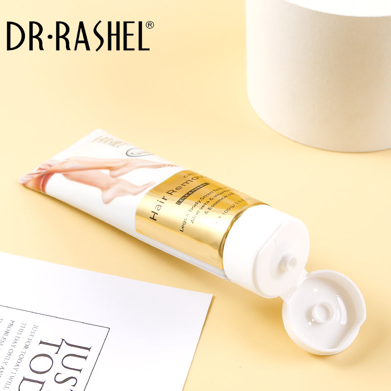 Dr.Rashel Aloe Vera & Vitamin E Silky Legs Underarm Bikini Line Body Depilatory Cream Hair Removal Cream - 100g - Dr-Rashel-Official
