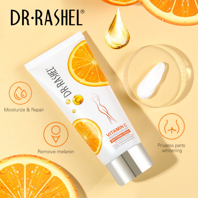 Dr.Rashel Vitamin C Brightening & Anti Aging Whitening Cream for Private Body Parts for Girls & Women - 80ml - Dr-Rashel-Official