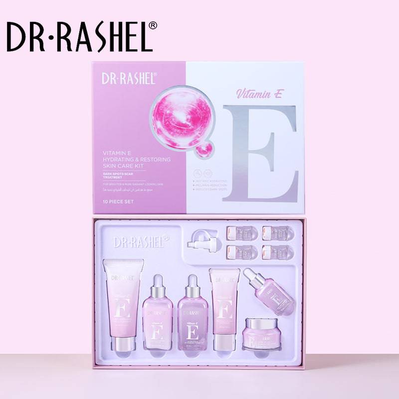 DR RASHEL Vitamin E Fade Dark Spots and Hydrating Skin Care Set Pack of 10 - Dr-Rashel-Official