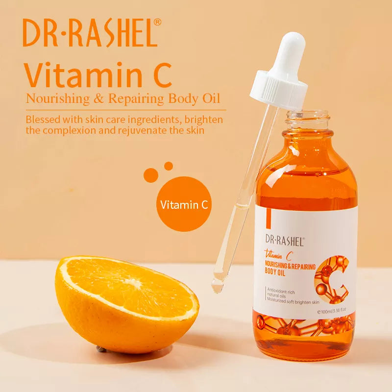Dr. Rashel Vitamin C Nourishing & Repairing Body Oil - Dr-Rashel-Official