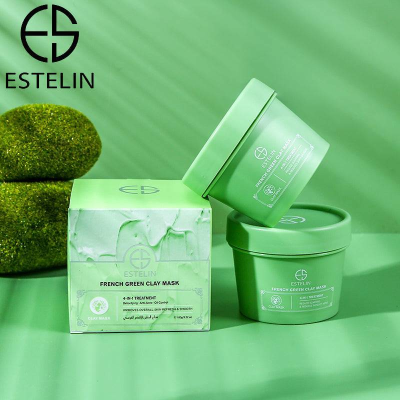 Estelin French Green Clay Mask By Dr.Rashel - 100g - Dr-Rashel-Official