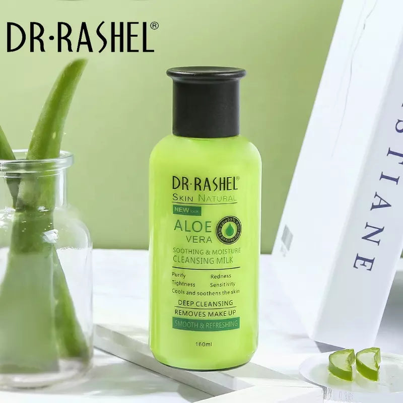 Dr. Rashel Aloe Vera Soothing & Moisture Cleansing Milk Skin Natural Smooth & Refreshing 160ml - Dr-Rashel-Official