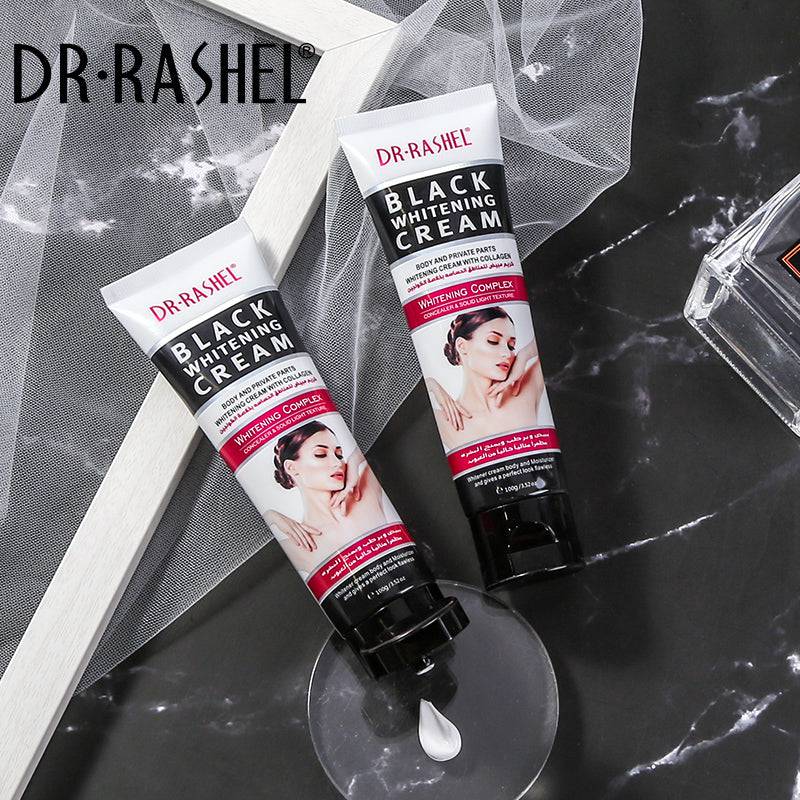 Dr.Rashel Black Whitening Cream with Collagen for Body and Private Parts for Girls & Women - 100ml - Dr-Rashel-Official