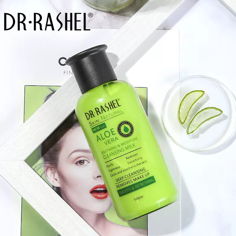 Dr. Rashel Aloe Vera Soothing & Moisture Cleansing Milk Skin Natural Smooth & Refreshing 160ml - Dr-Rashel-Official