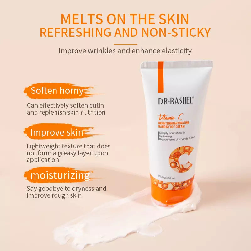 Dr.rashel Vitamin C Brightening & Hydrating Hand & Foot Cream - Dr-Rashel-Official