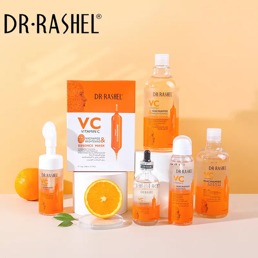 Dr.Rashel Vitamin C & Niacinamide Brightening Skin Care Series - Pack Of 6 - Dr-Rashel-Official