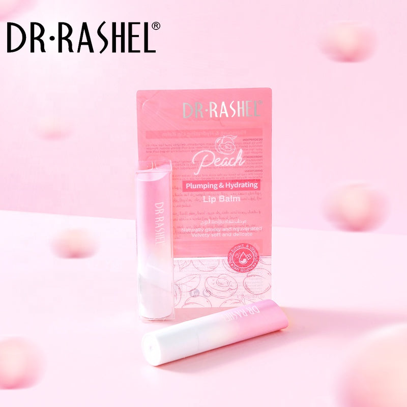 DR RASHEL Lip Balm Series Plumping & Hydrating Lips - Peach - Dr-Rashel-Official