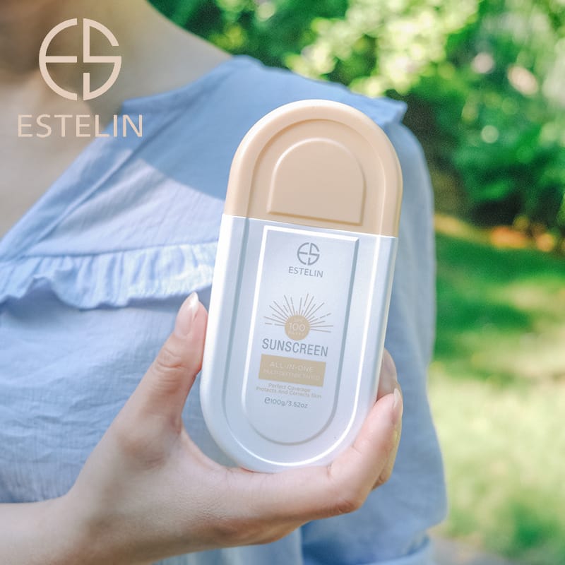 Estelin Multi Defense Tinted Sunscreen SPF 100 PA+++ - 100g - Dr-Rashel-Official