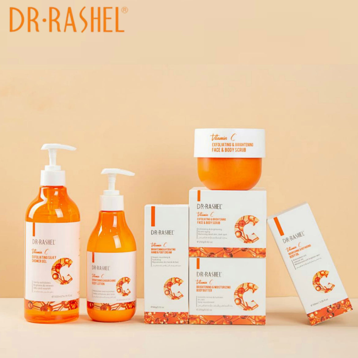 Dr.Rashel Vitamin C Nourishing & Brightening Body Care Series – Dr ...