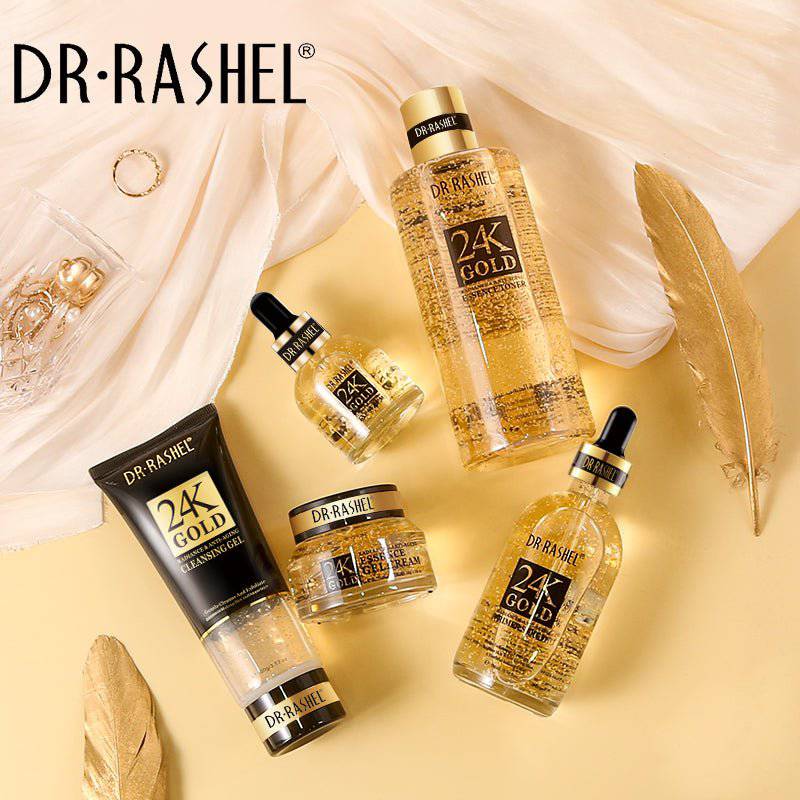 DR RASHEL 24K Gold Anti Aging 5-pcs Skin Care Set - Dr-Rashel-Official