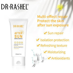 DR RASHEL After Sun Soothing and Cooling Gel Enriched with Aloe Vera and Vitamin E 60g - Dr-Rashel-Official
